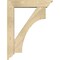 Ekena Millwork Westlake Traditional Rough Sawn Bracket w/ Offset Brace, Douglas Fir, 6"W x 26"D x 34"H BKT0604X26X34WTL01RDF - alternate 2